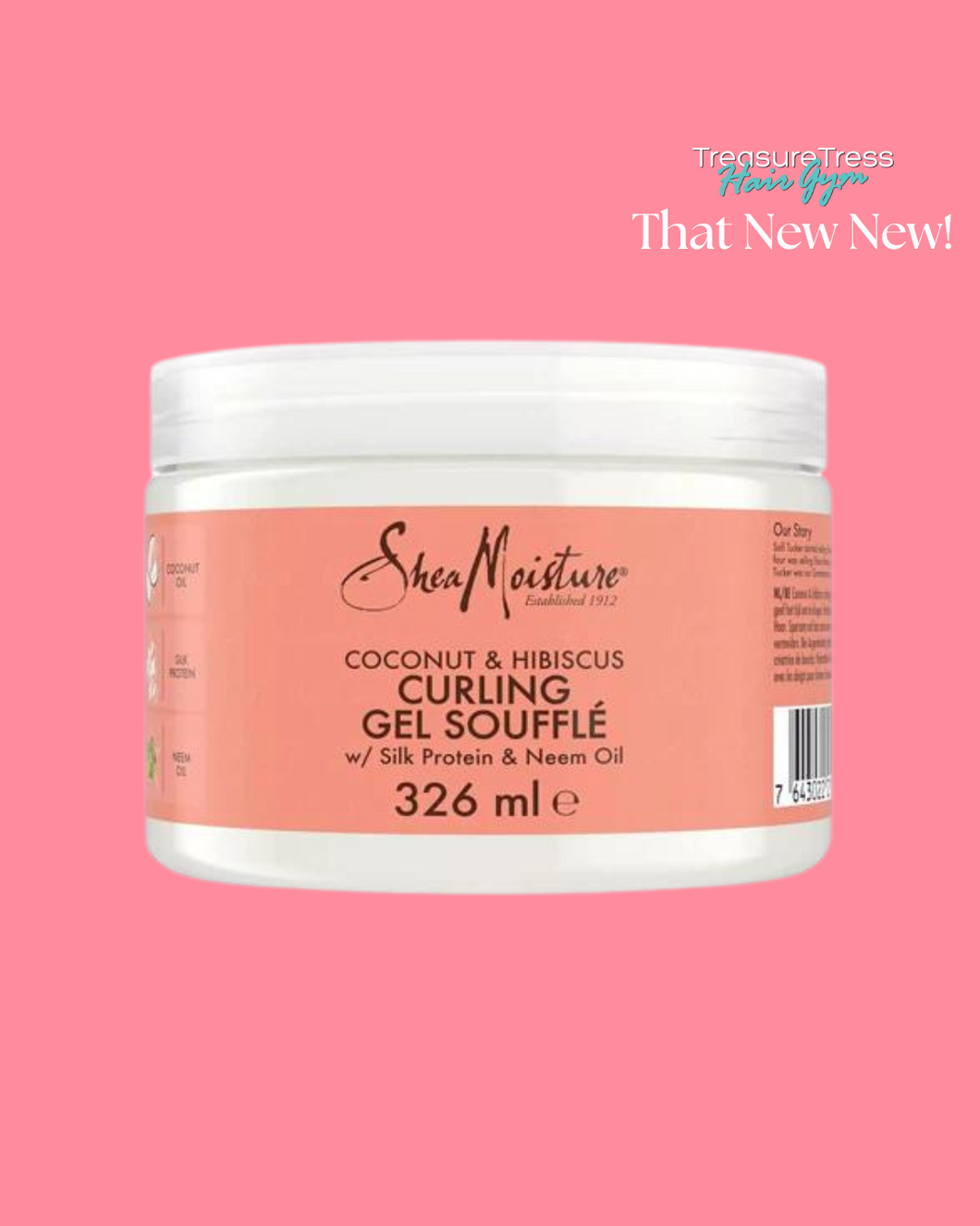 Shea moisture Coconut & Hibiscus Curling Gel Souffle